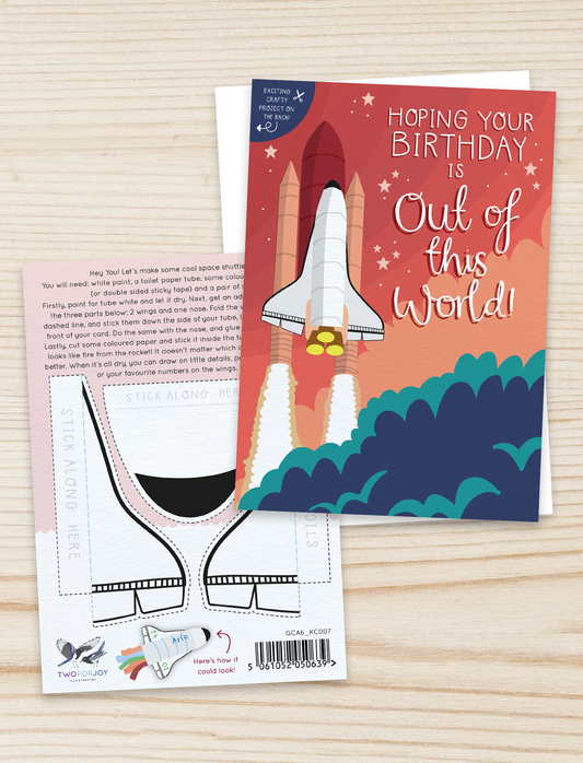 Out of this world Birthday - Card with Crafty Project