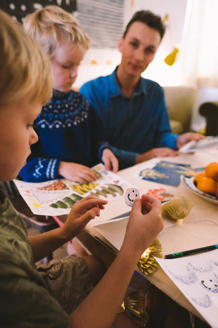 'Make Your Own Christmas Cards' Christmas Tree Set
