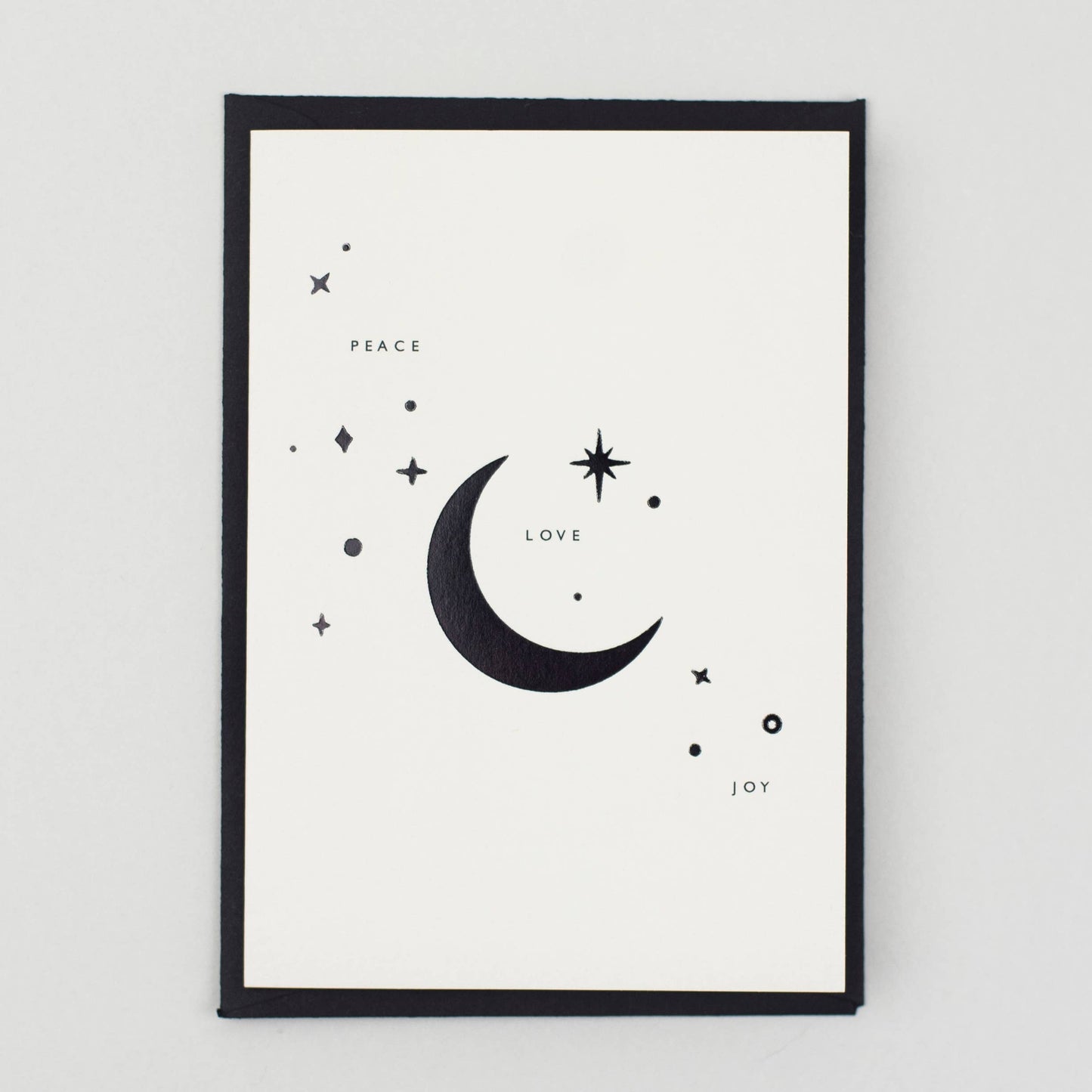 Peace Love Joy Christmas Card