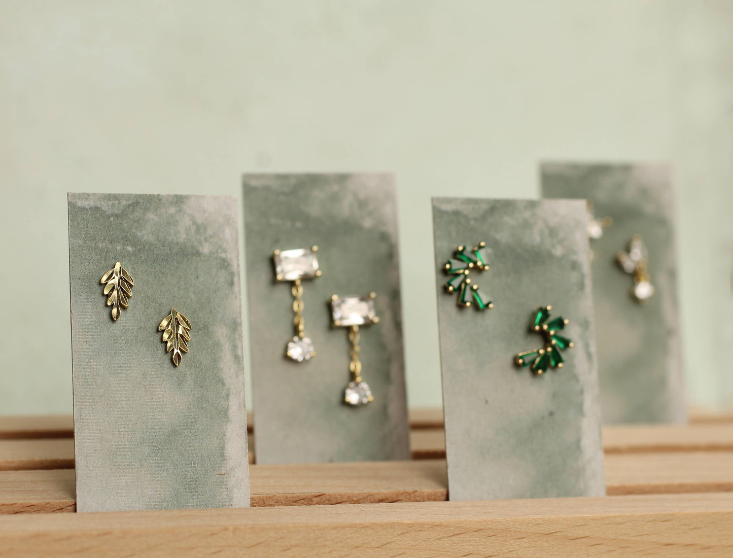 Wobbly Silver Hoop Earrings