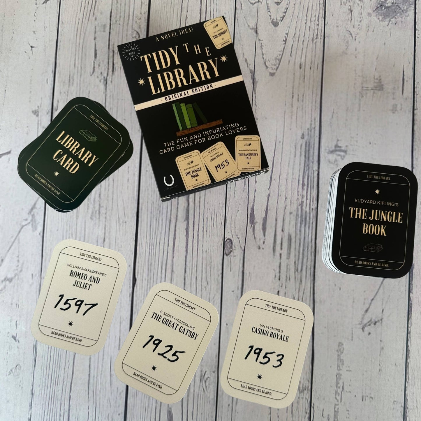 Tidy The Library: The Original Card Game for Book Lovers