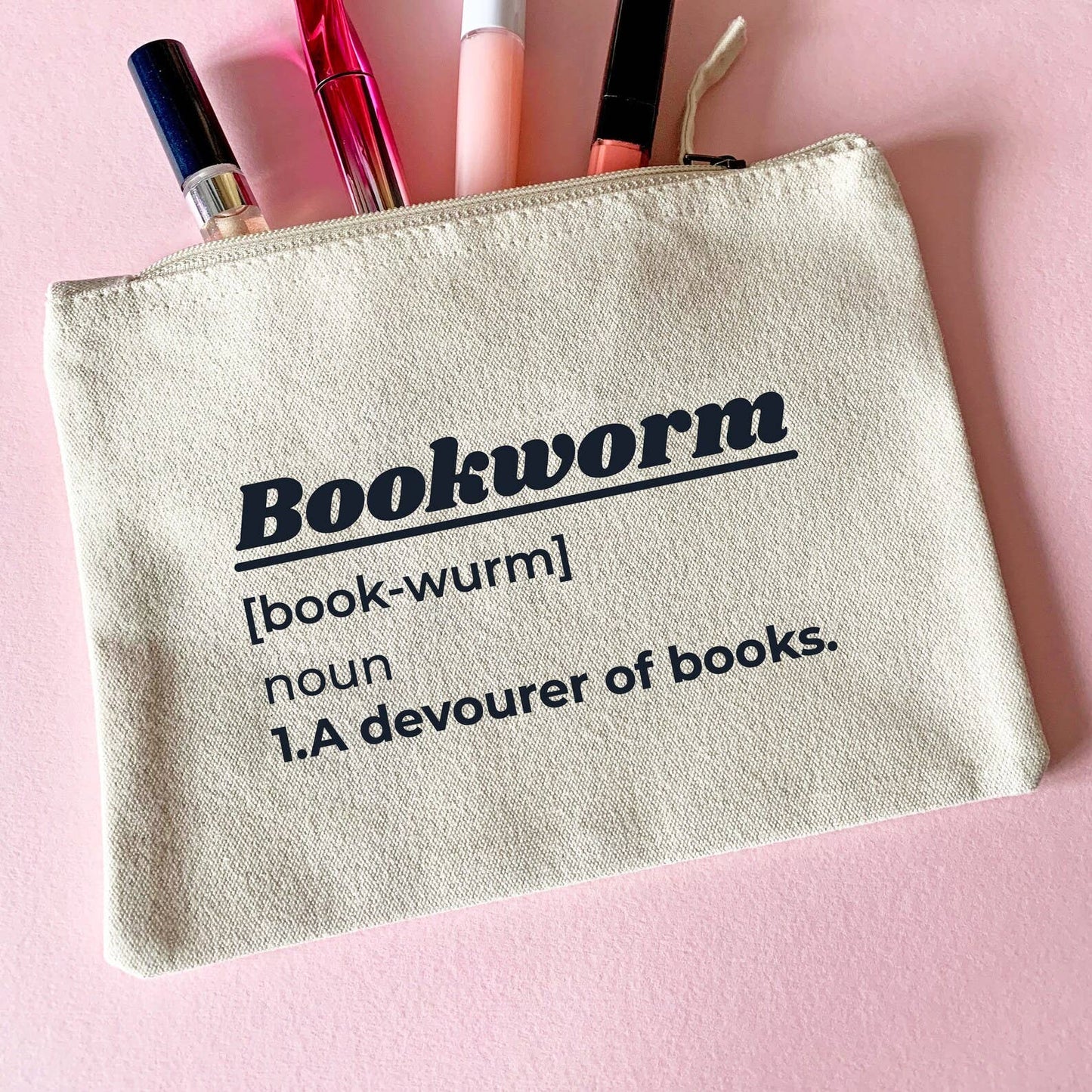 Bookworm Definition Accessory Pouch