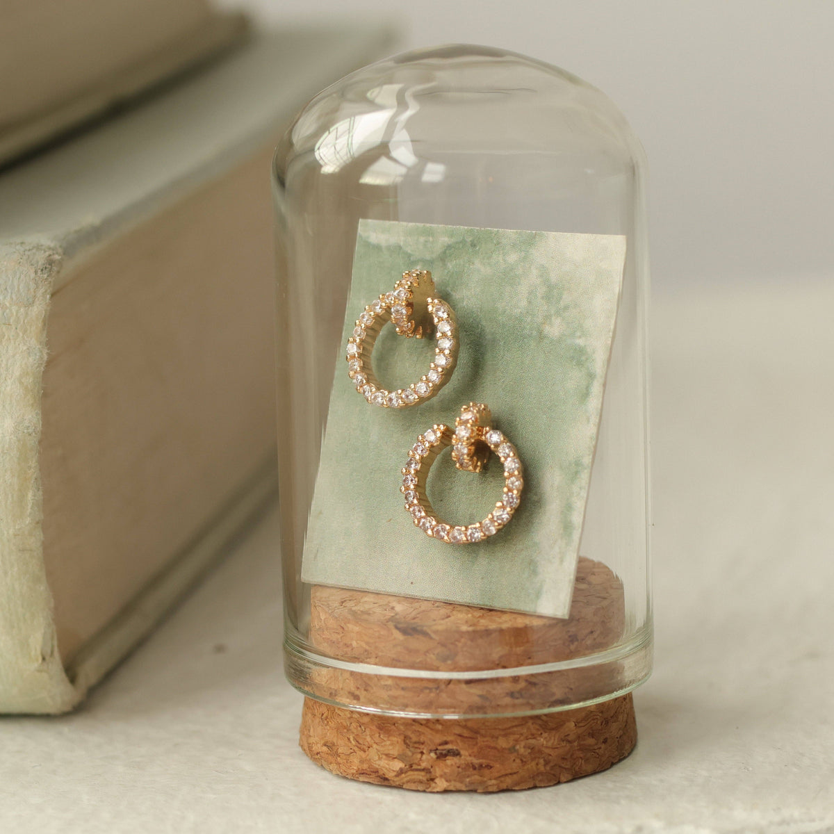 Hardware Statement Stud Earrings