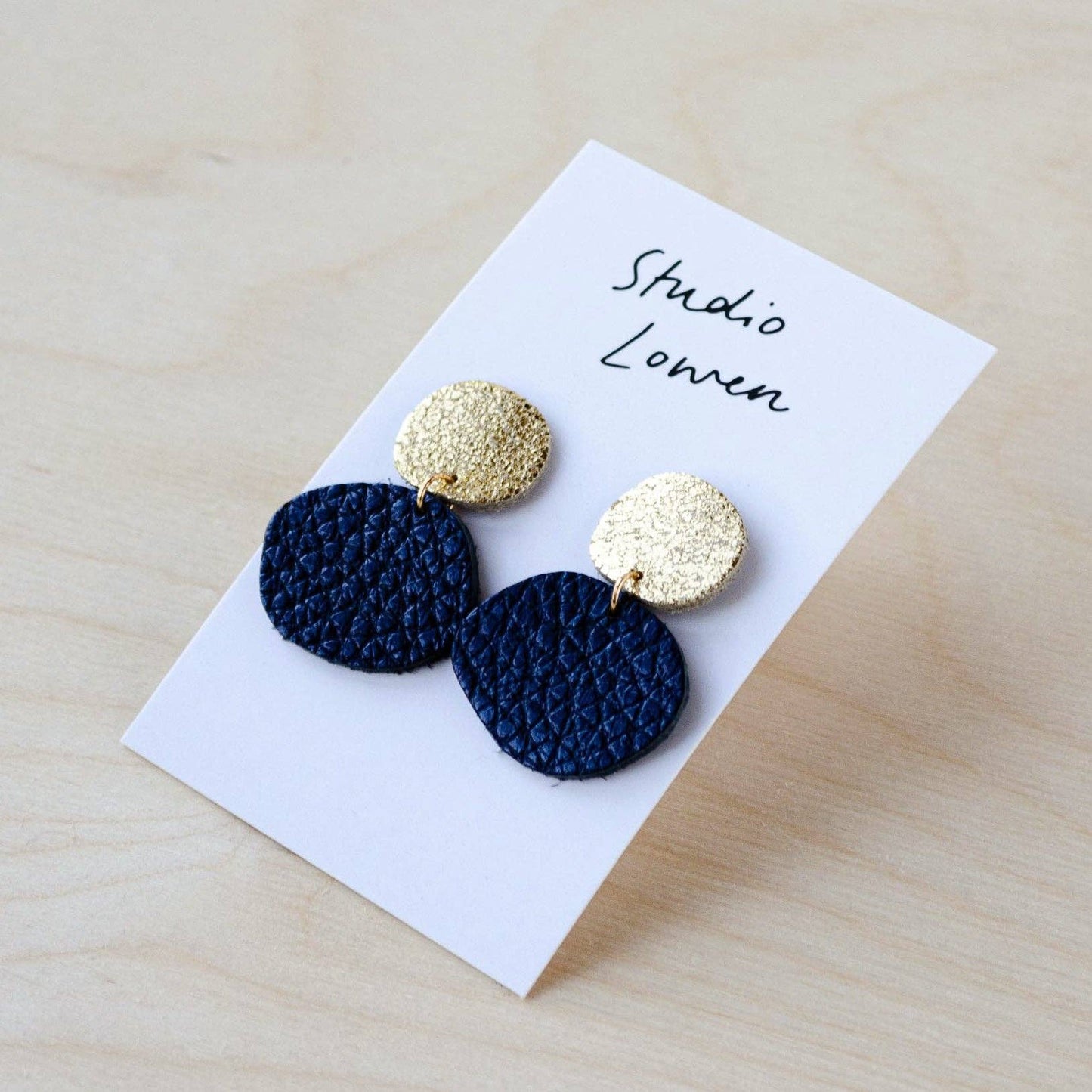 Bili Pop Leather Earrings