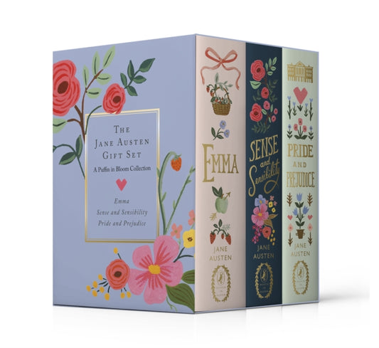 The Jane Austen Gift Set: A Puffin in Bloom 3-Book Collection : Pride and Prejudice, Emma, and Sense and Sensibility by Jane Austen