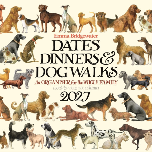 Dates, Dinners & Dog Walks Family Organiser 2027