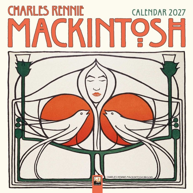 Charles Rennie Mackintosh Wall Calendar 2027