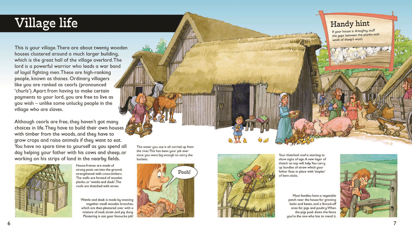 You wouldn't to be an Anglo-Saxon peasant by Jaqueline Morley