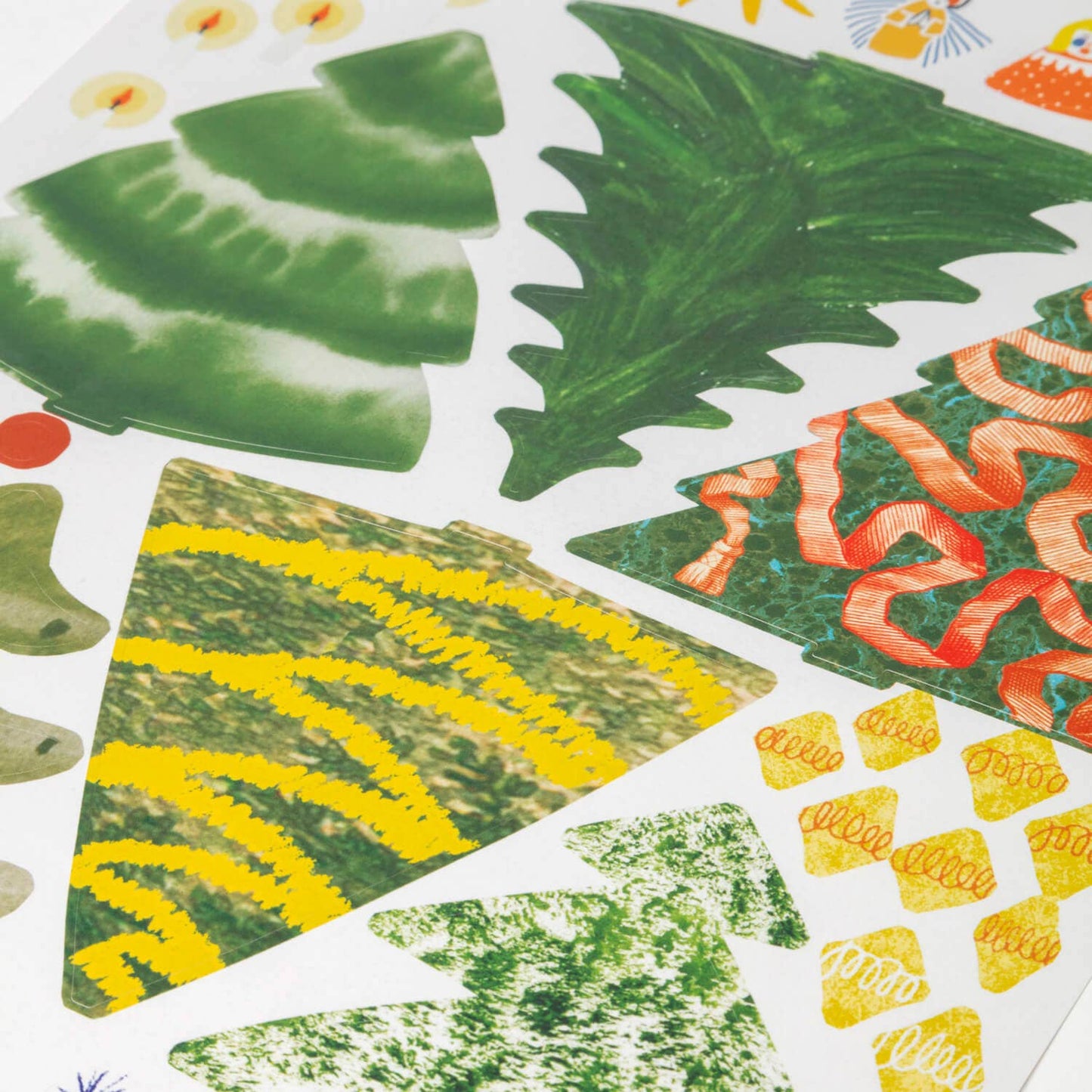 'Make Your Own Christmas Cards' Christmas Tree Set