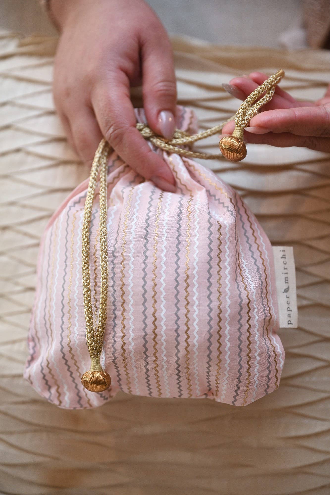 Reusable Fabric Gift Bags Double Drawstring- 2024 Collection