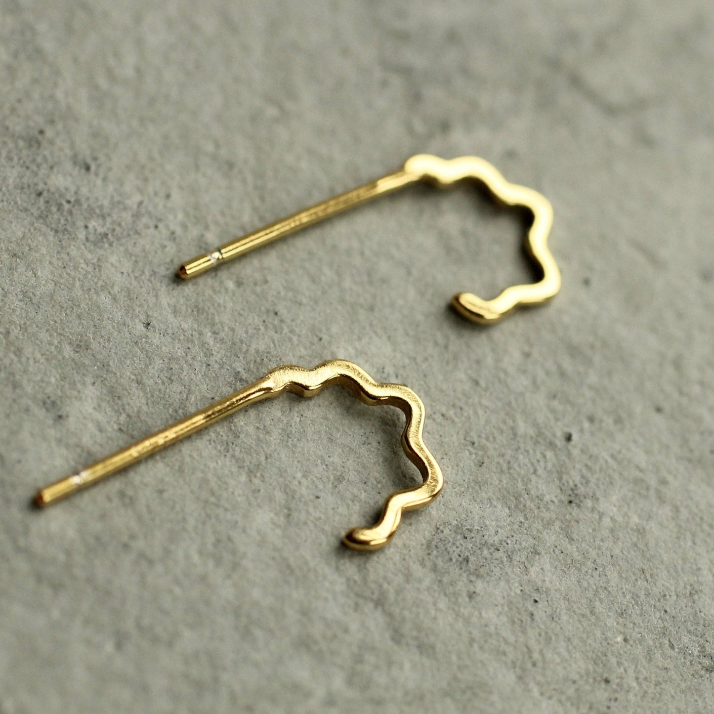 Tiny Gold Hoop Earrings