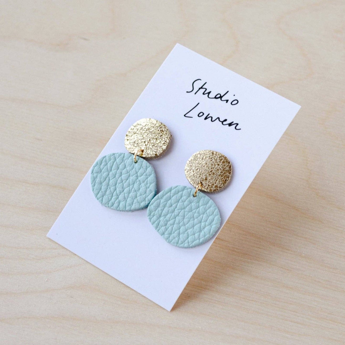 Bili Pop Leather Earrings