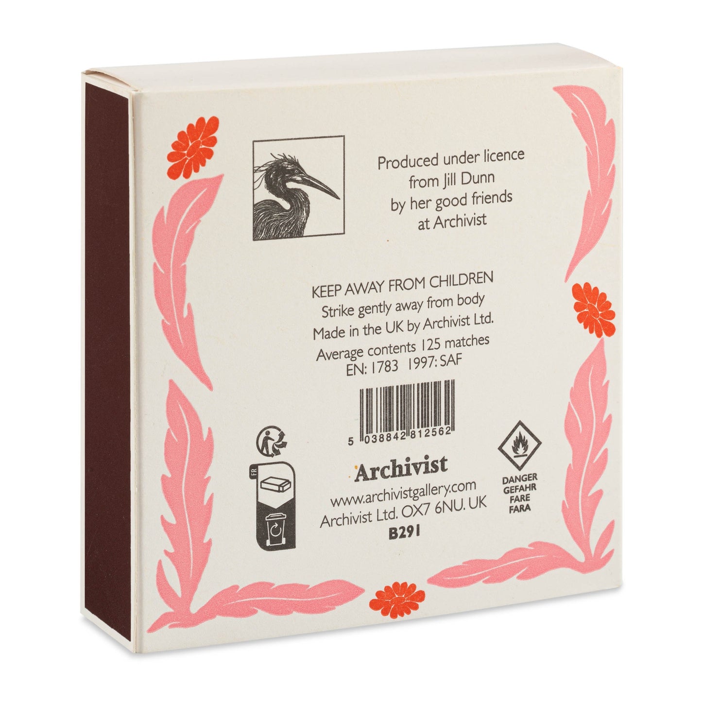 Botanical Heart Matchbox