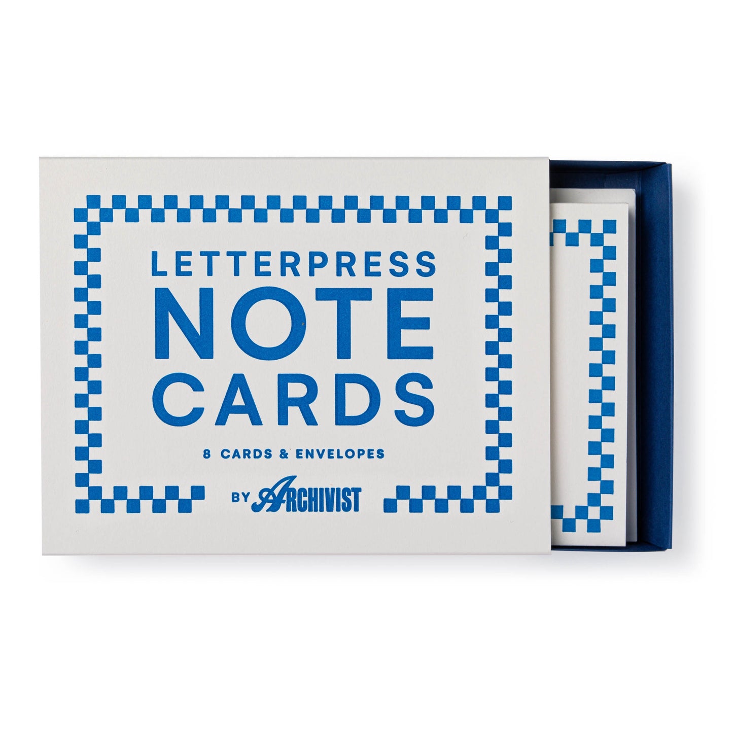 Squares Notecards Set pack of 8