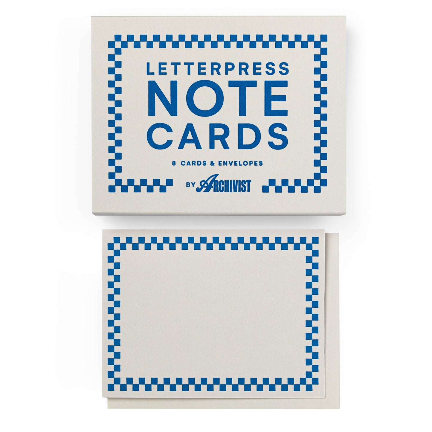 Squares Notecards Set pack of 8