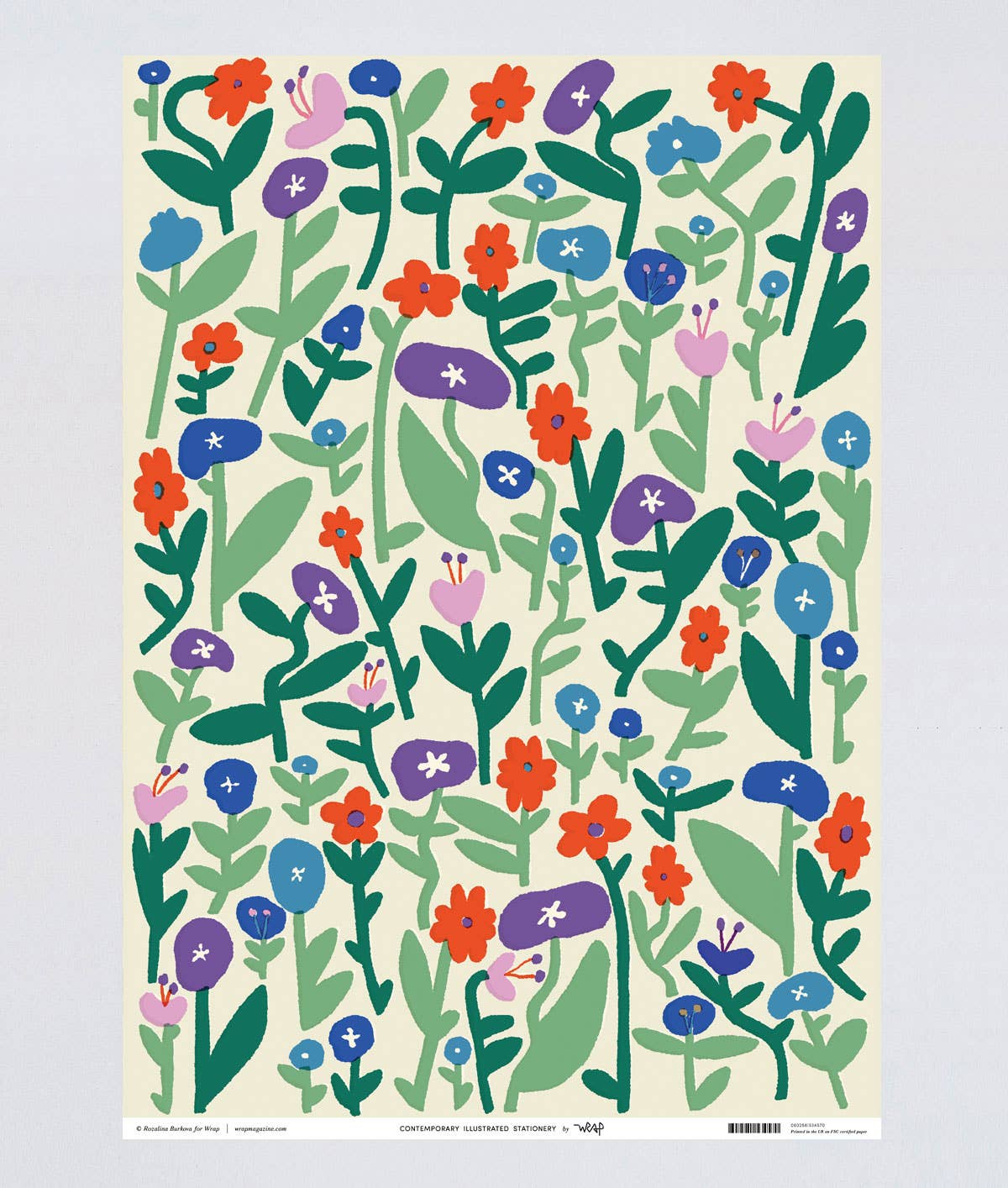Flower Field Gift Wrap