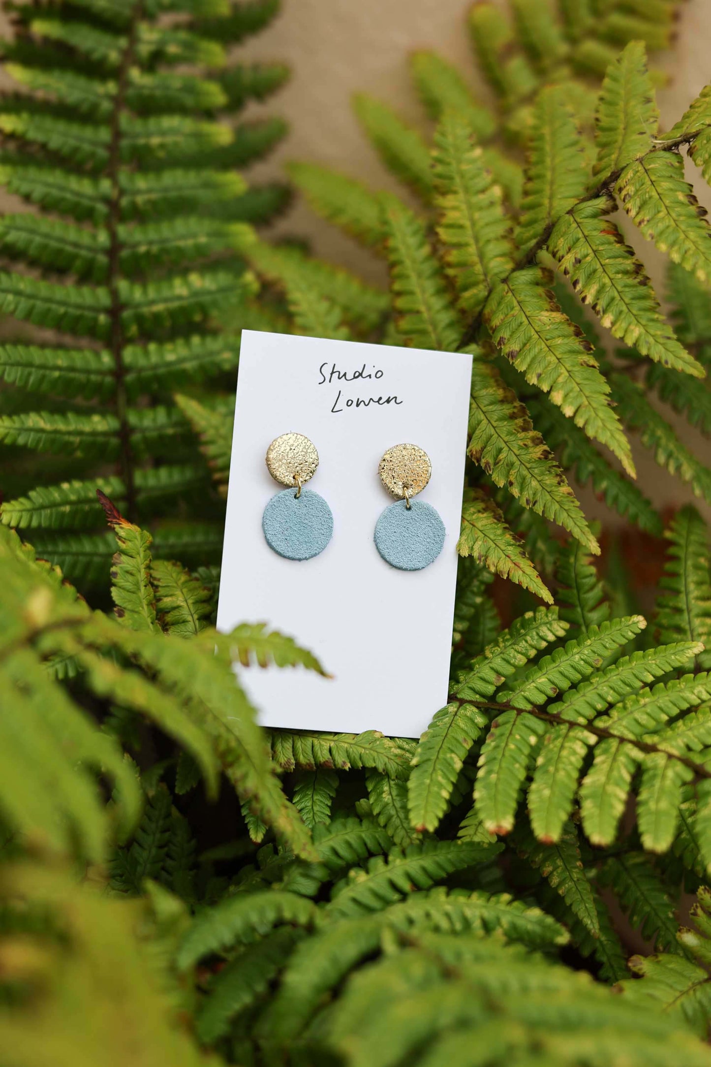 Hollie Earrings Suede
