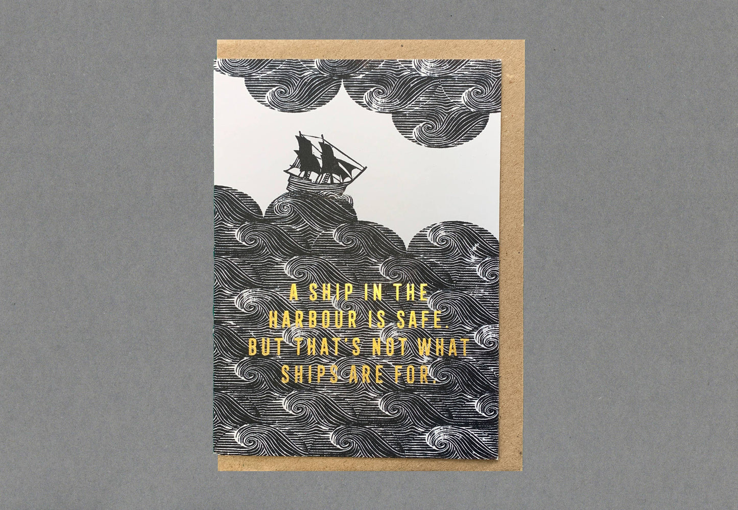 Ship In The Harbour card