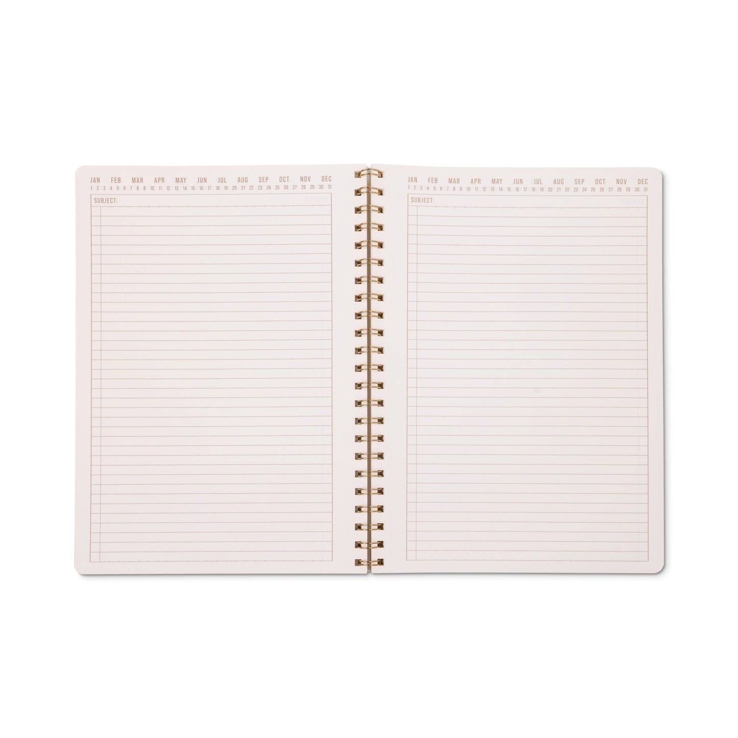 DesignWorks Ink Tulip A4 Twin Wire Notebook - Green Vine