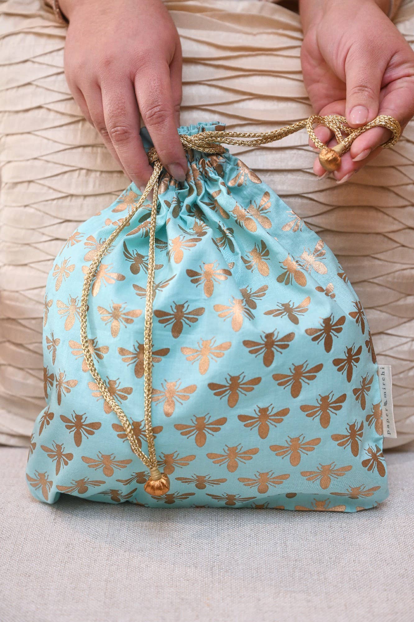 Reusable Fabric Gift Bags Double Drawstring- 2024 Collection