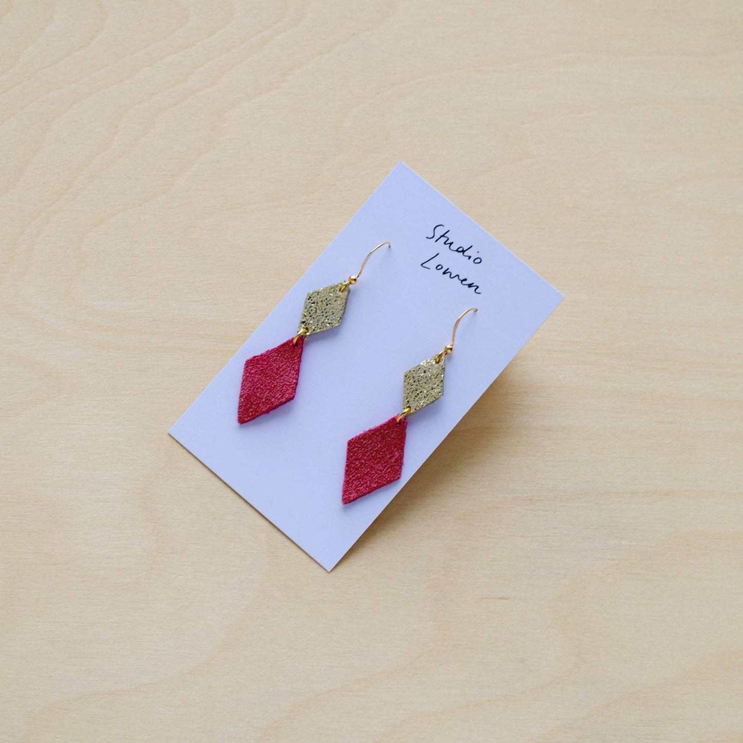 Chloe Dangle Earrings Suede