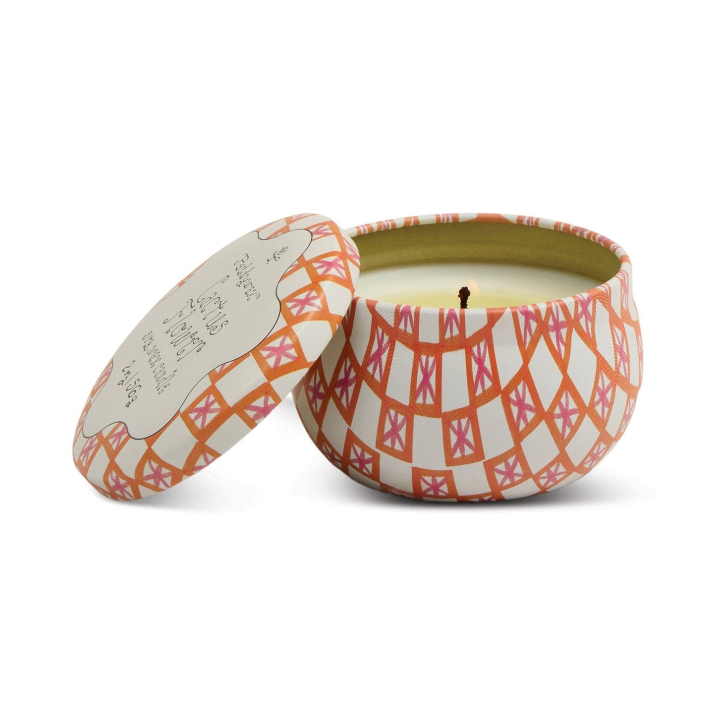 Paddywax Tulip Tin Candle - Cactus Flower