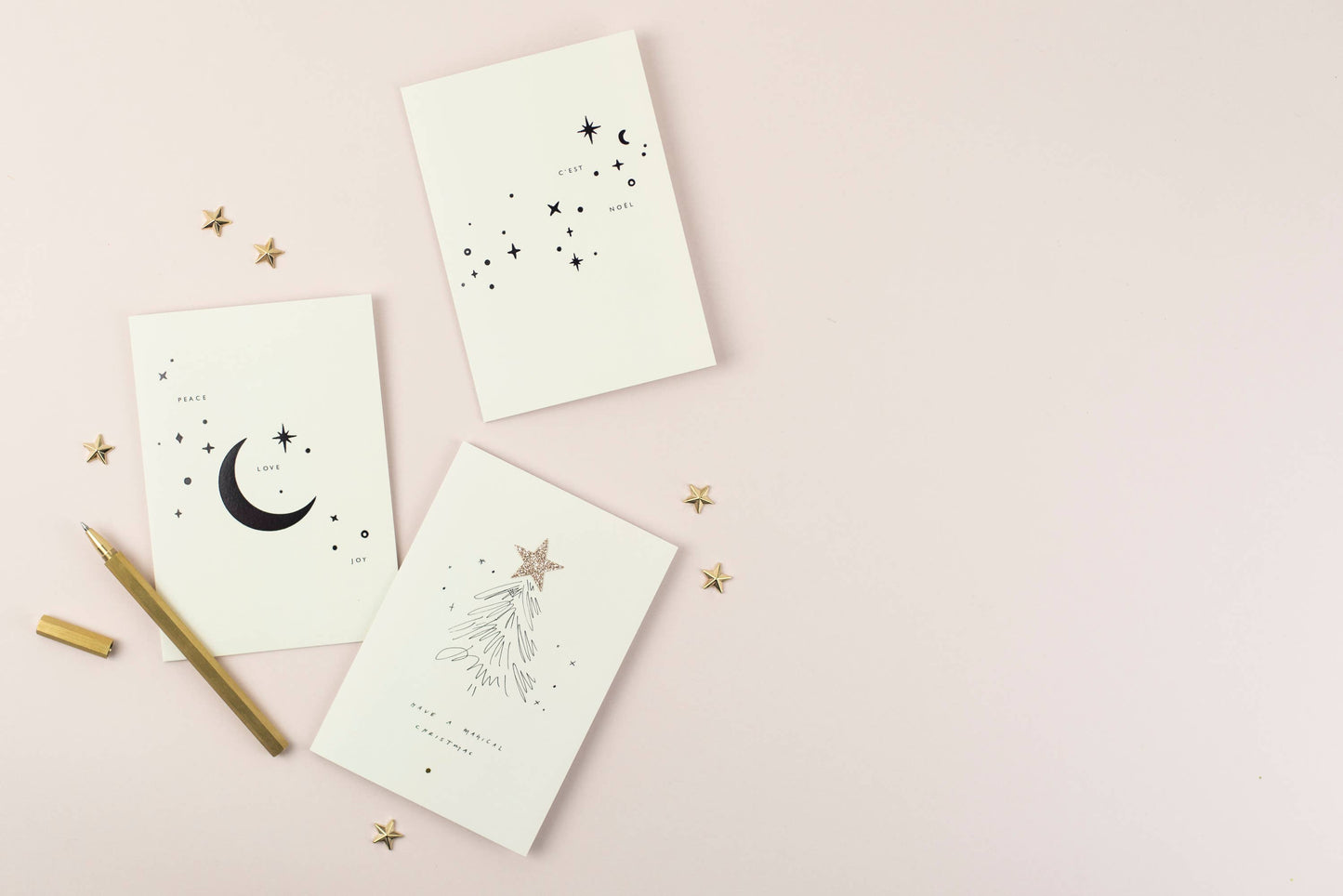 Peace Love Joy Christmas Card