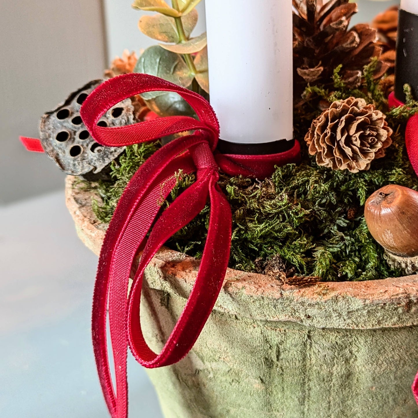 Velvet Ribbon red - 6mm x 3M