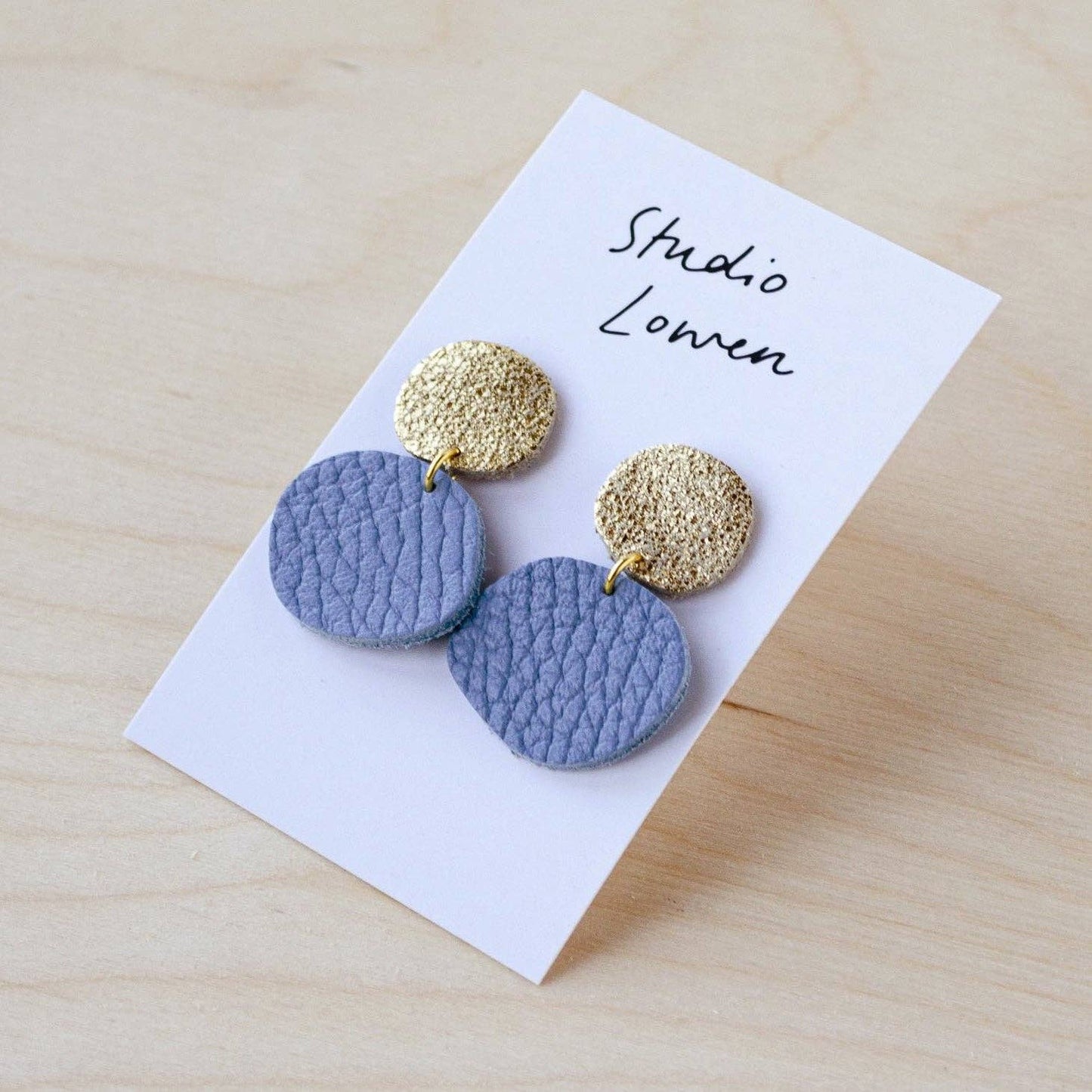 Bili Pop Leather Earrings