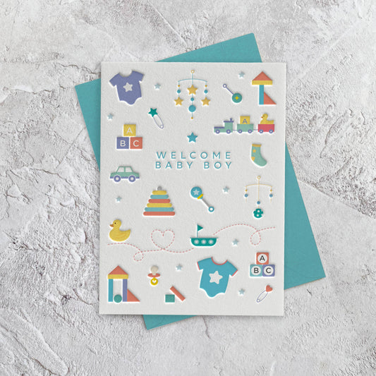 Baby Boy Card