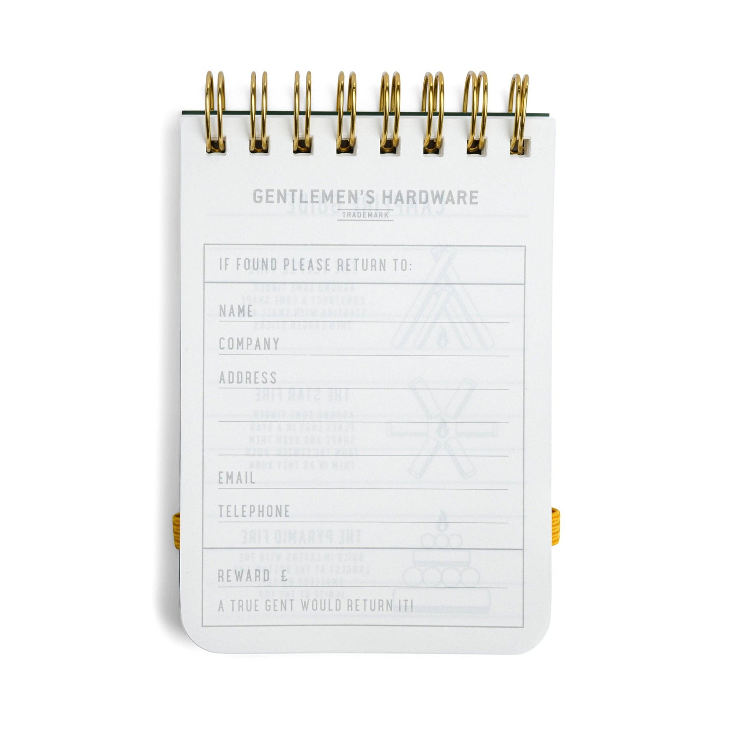 Gentlemen's Hardware Pocket Waterproof Note Book