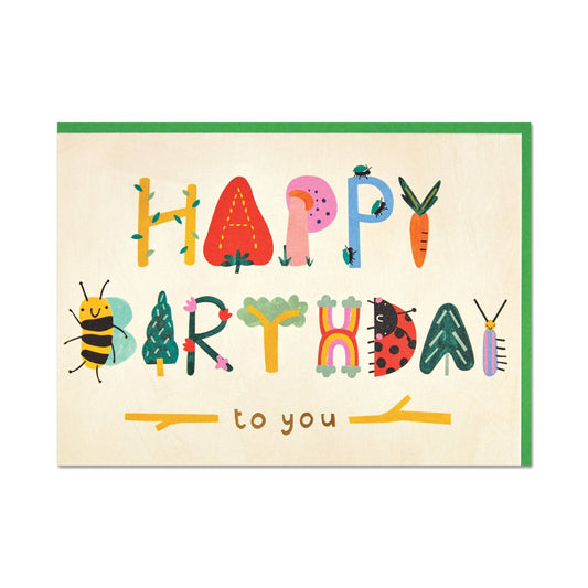 'Happy Birthday to You' Card - Woodland Creatures