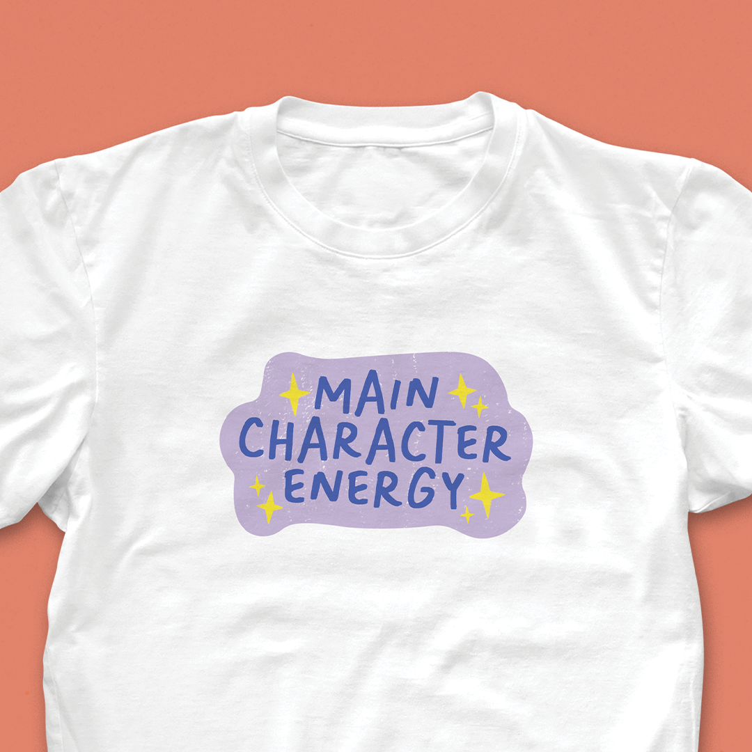 'Main Character Energy' Bookish T-shirt