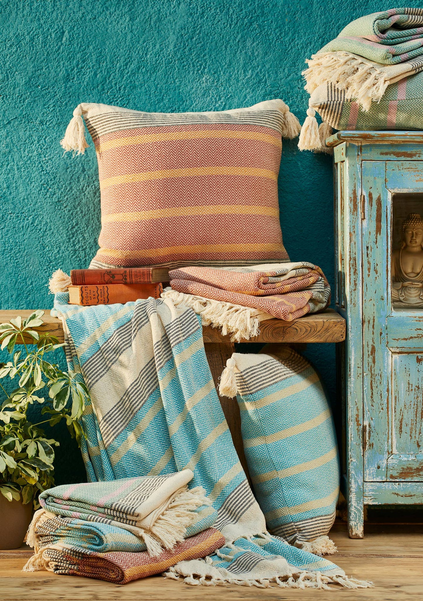 Malabar Throw With Tassels