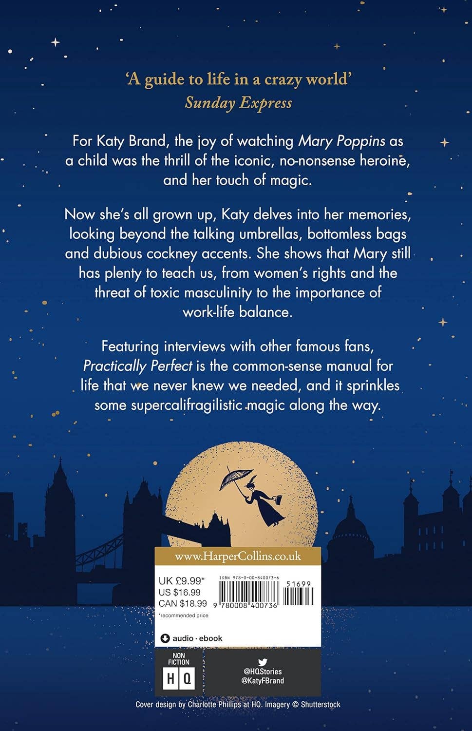 Practically Perfect: Life Lessons from Mary Poppins by Katy Brand
