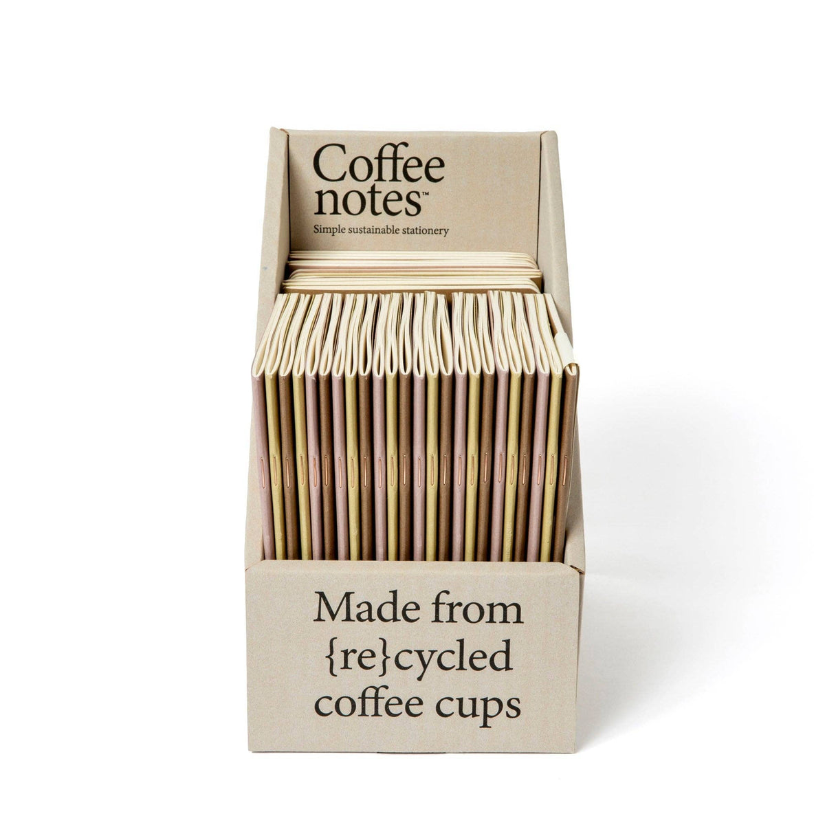 Notebook made from Recycled Coffee Cups
