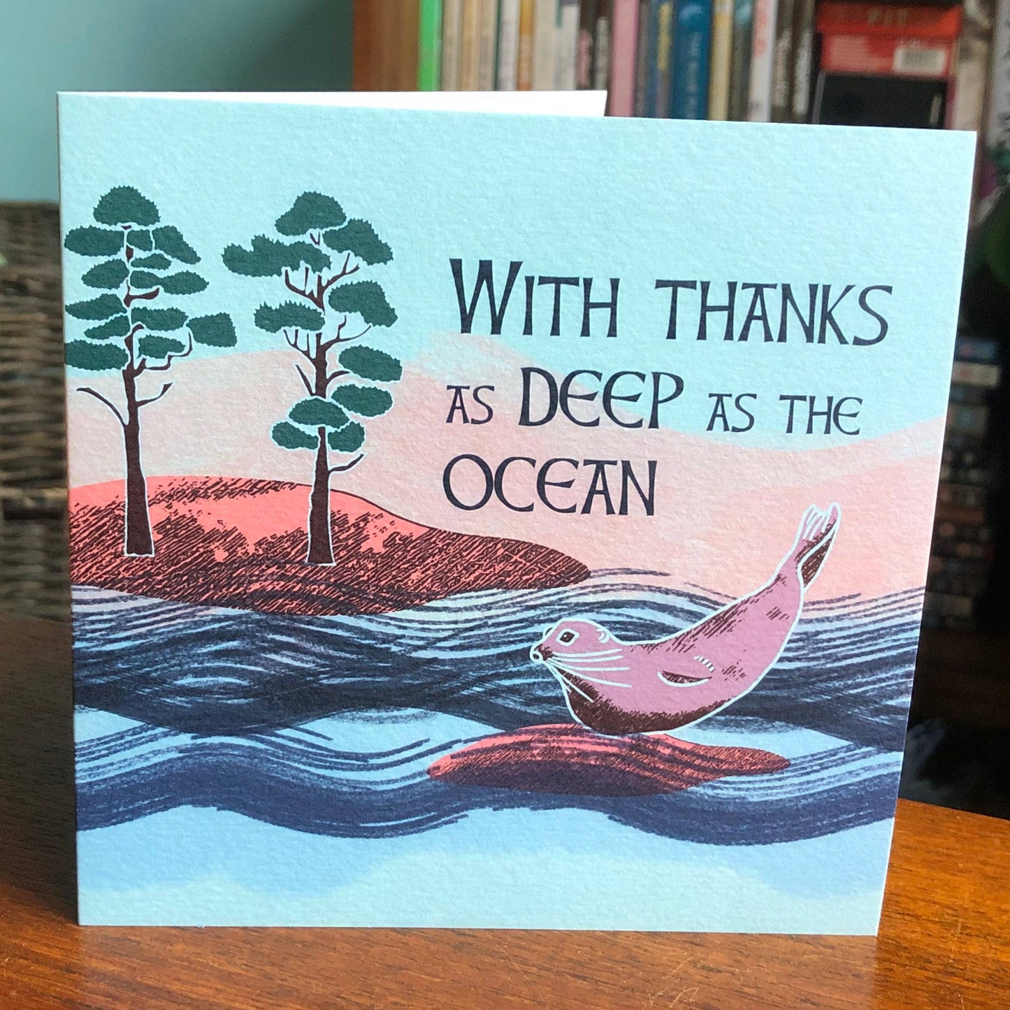 Thank You Card of a Selkie Seal