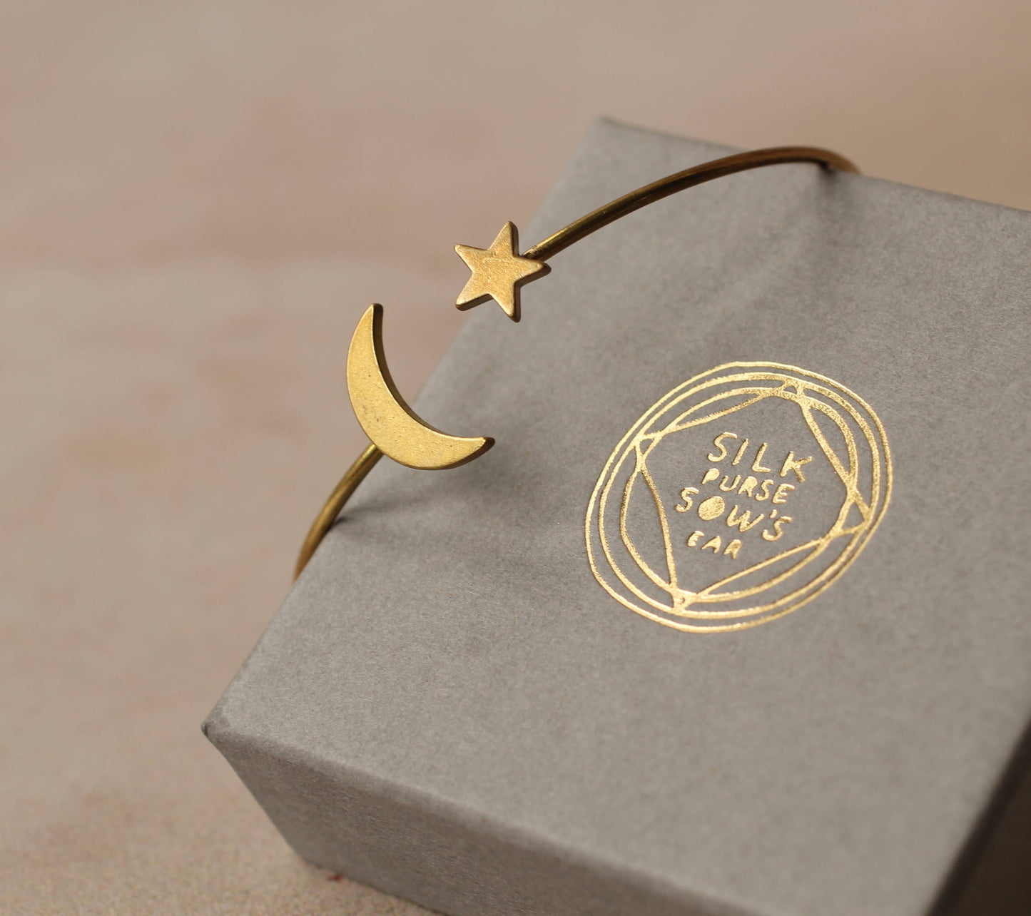 Star and Moon Wrap Bracelet