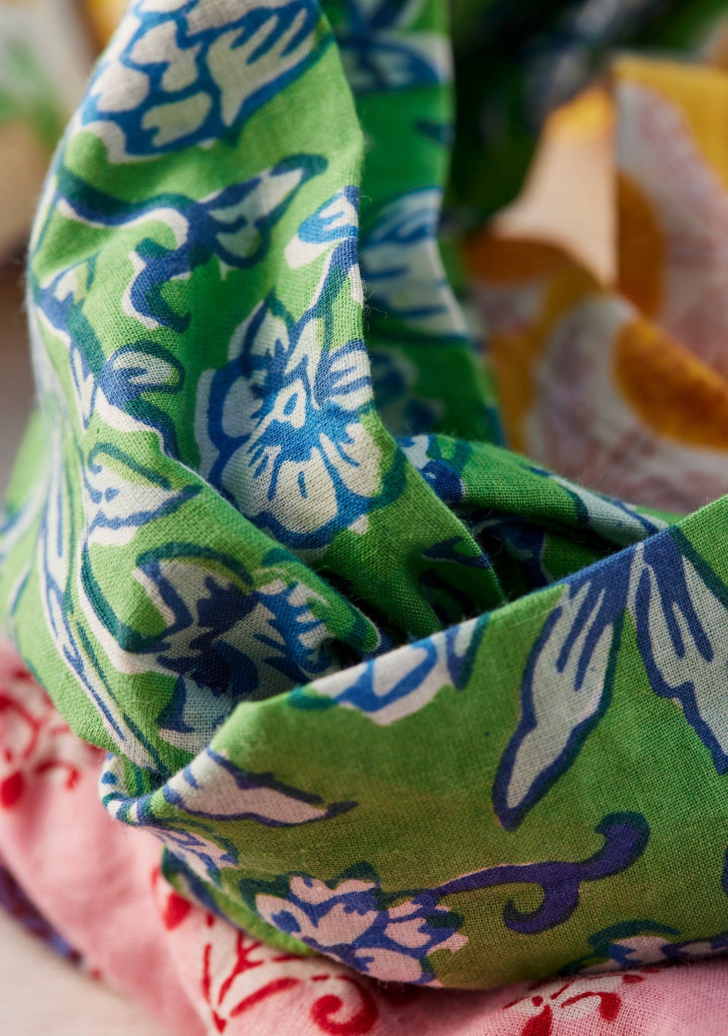 Block Print Knot Hairband - Mixed Prints