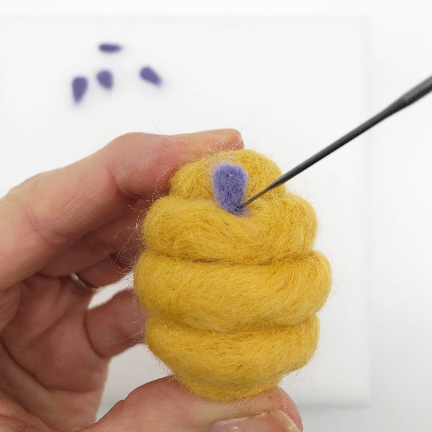Needle Felting Kit - Springtime. A Pretty Craft for Easter