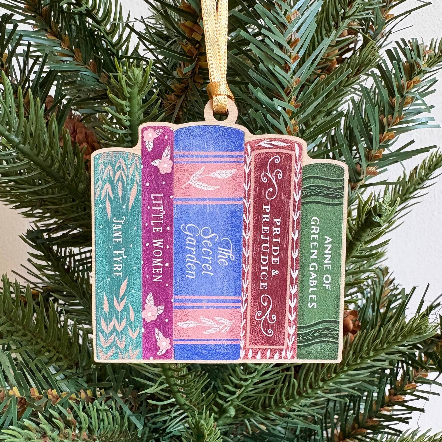 Classic Women Of Literature Book Stack Decoration