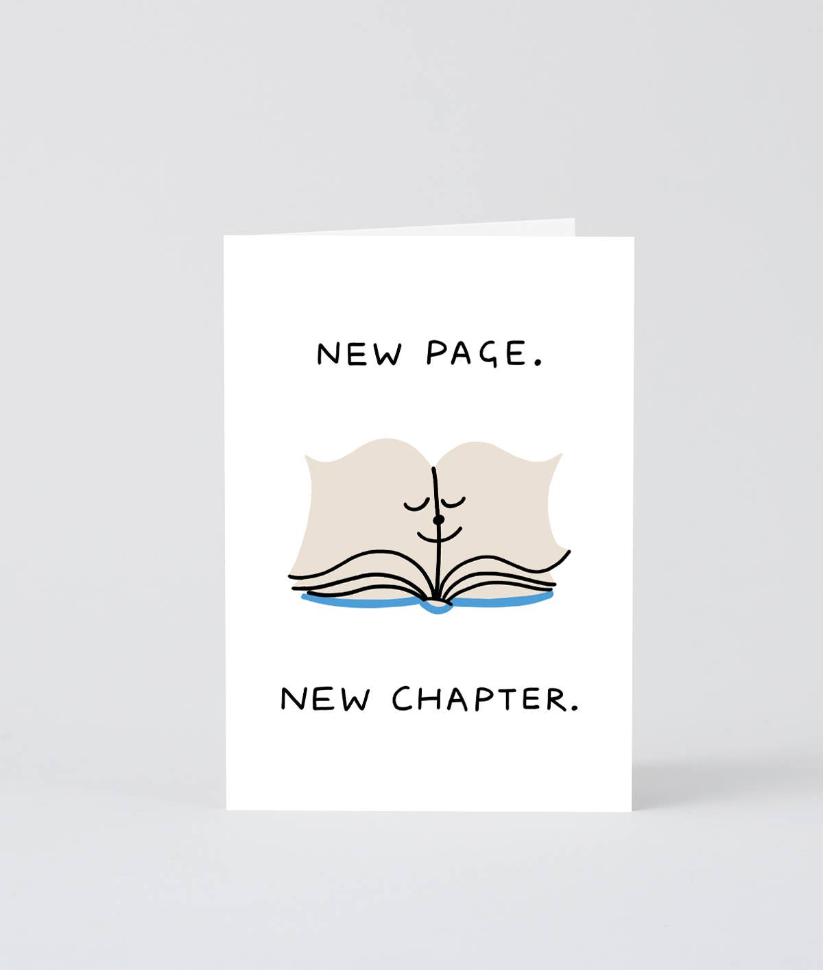 New Page New Chapter Greetings Card