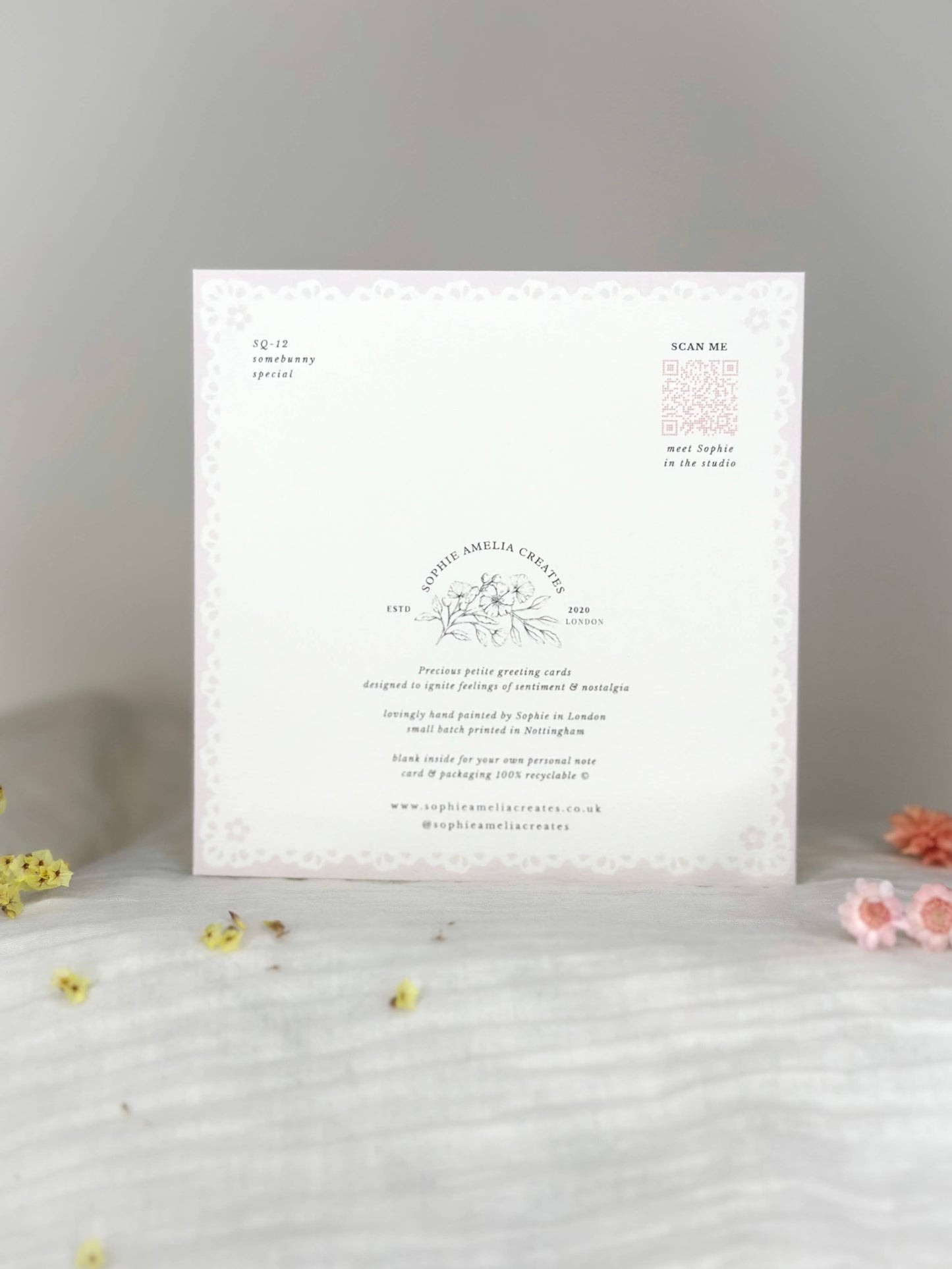 On your Christening card