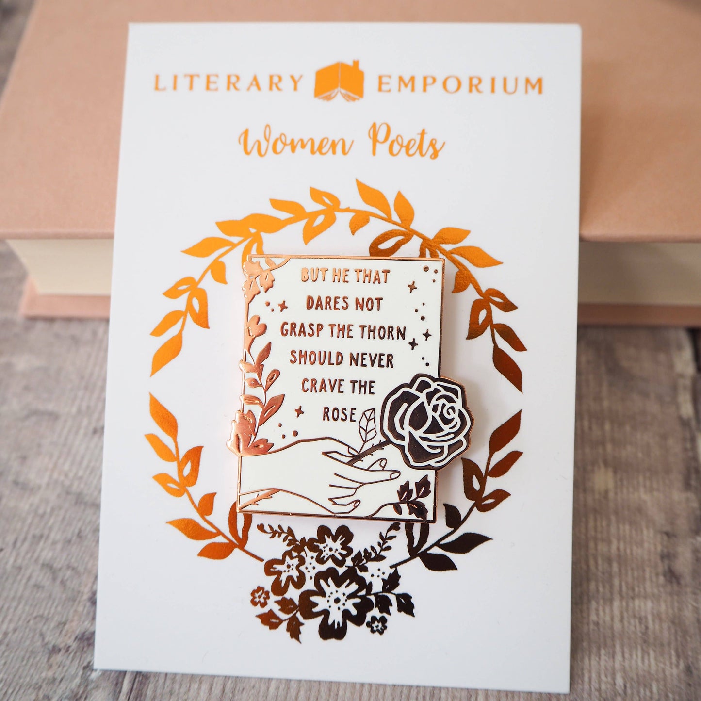 Anne Brontë Enamel Pin Badge - Women Poets Collection