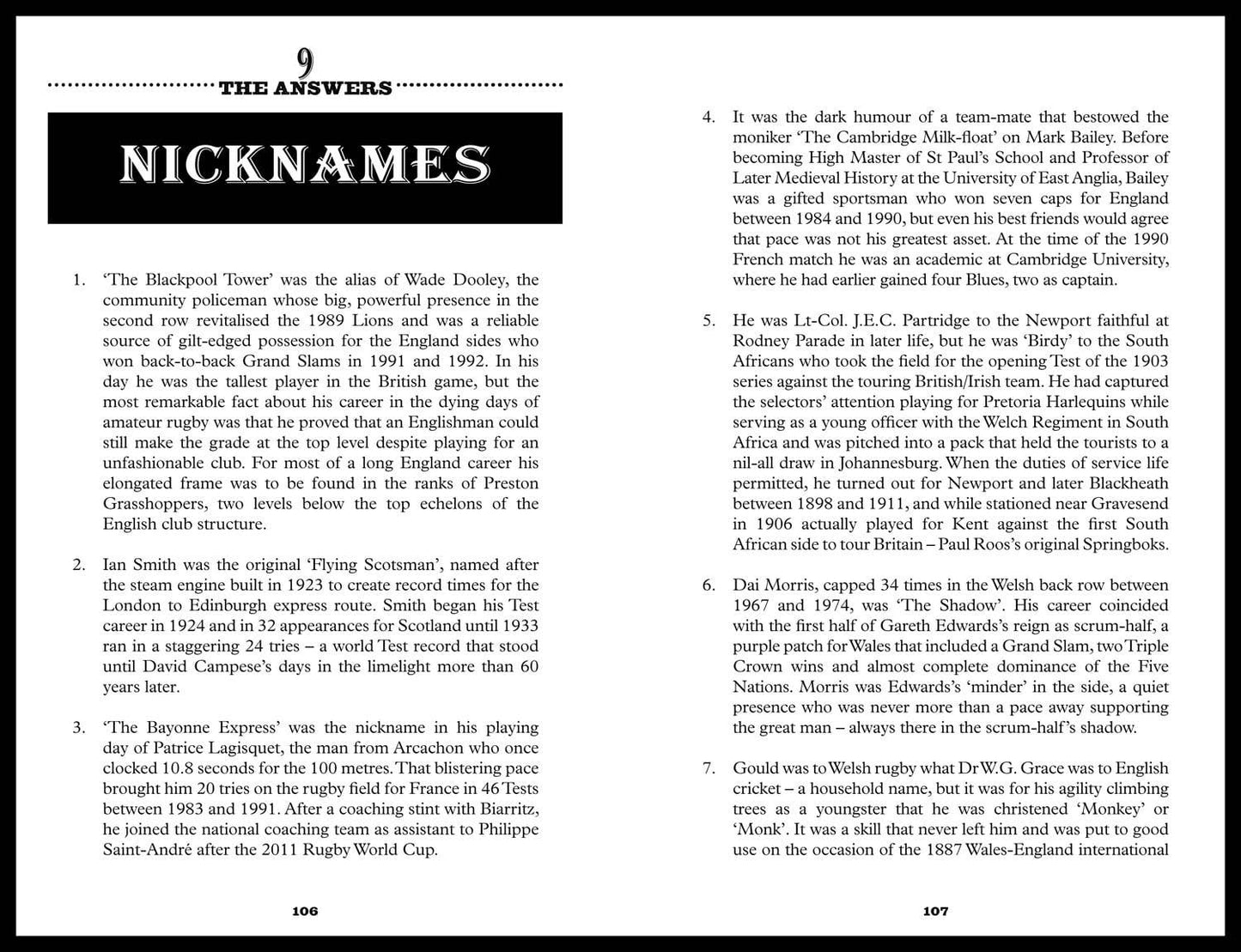 The Strangest Rugby Quiz Book