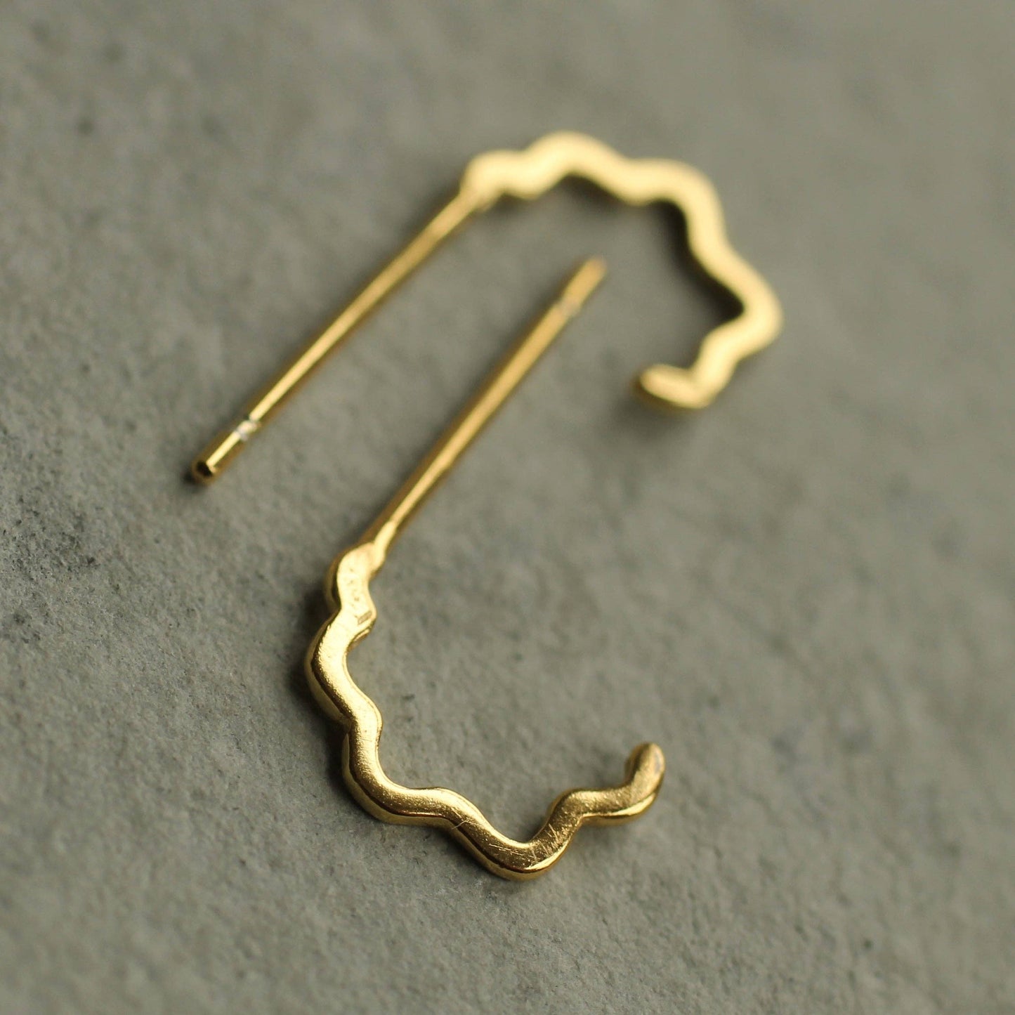 Tiny Gold Hoop Earrings
