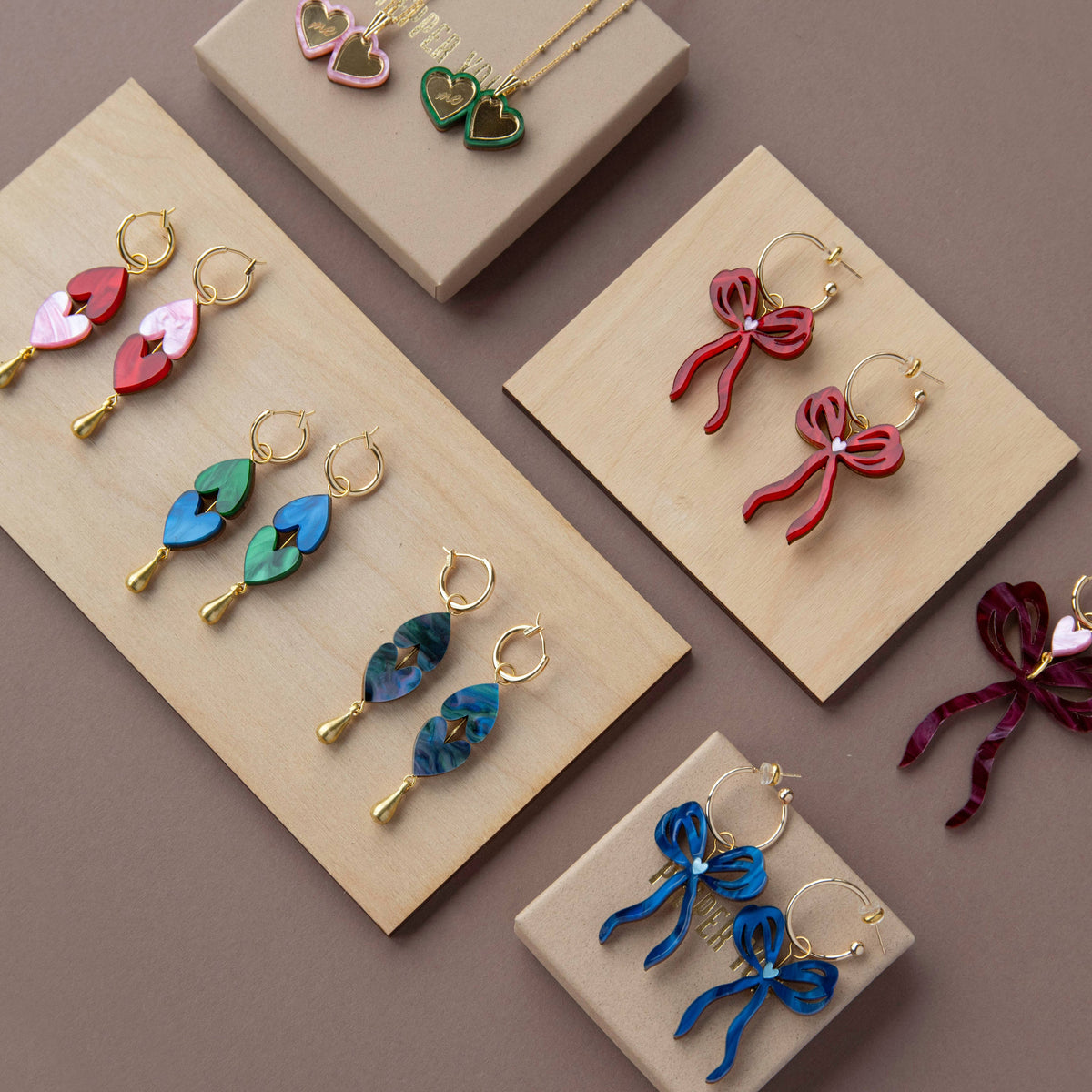 Queen of Hearts Drop Earrings