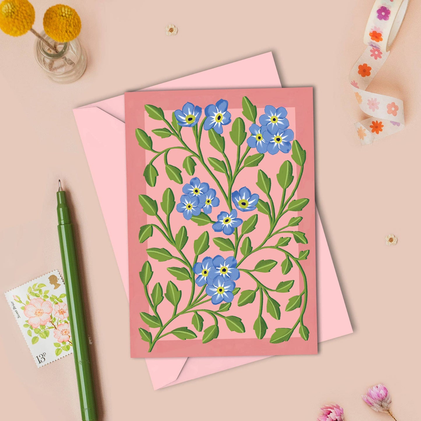 Forget Me Not Card  | Just Because, Any Occasion