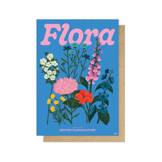 Flora Greetings Card