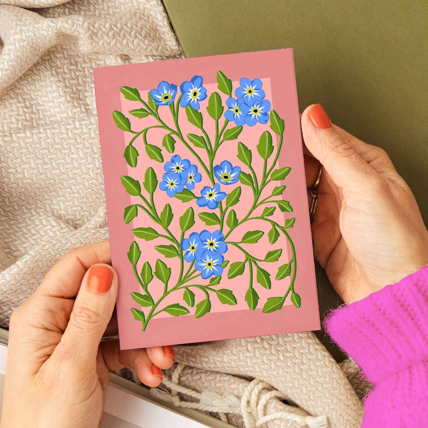 Forget Me Not Card  | Just Because, Any Occasion